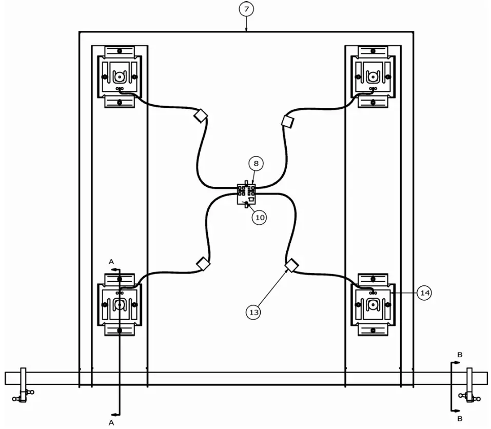 CARDINAL Detecto 7550 Fold up Stationary Wheelchair Scale - fig19