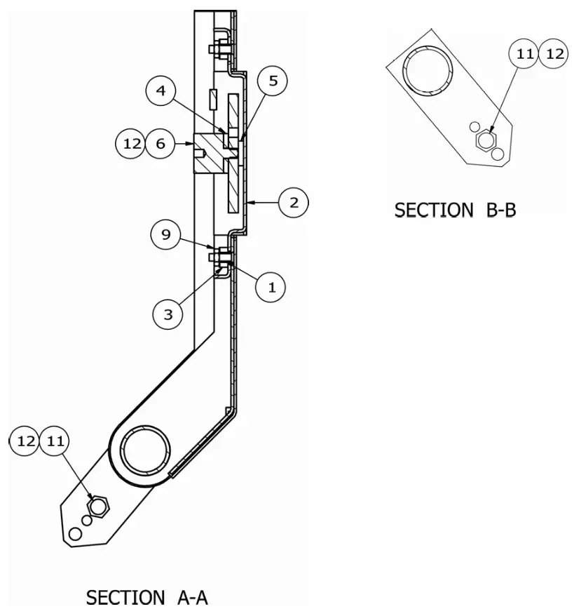 CARDINAL Detecto 7550 Fold up Stationary Wheelchair Scale - fig20