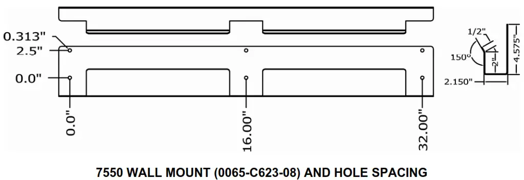 CARDINAL Detecto 7550 Fold up Stationary Wheelchair Scale - fig23