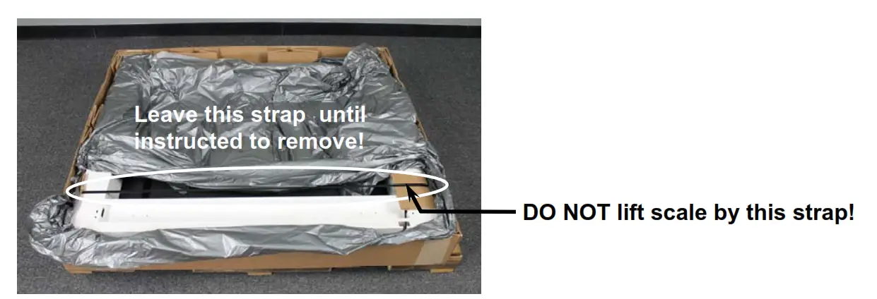 CARDINAL Detecto 7550 Fold up Stationary Wheelchair Scale - fig3