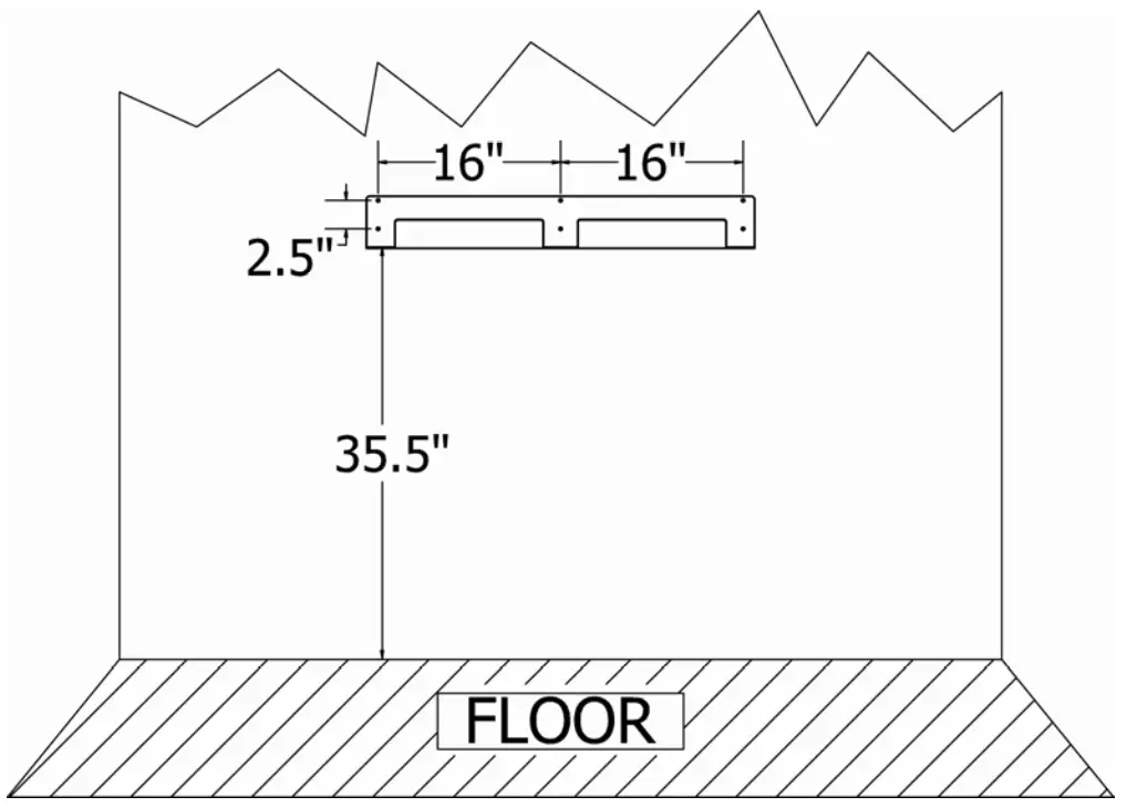 CARDINAL Detecto 7550 Fold up Stationary Wheelchair Scale - fig5