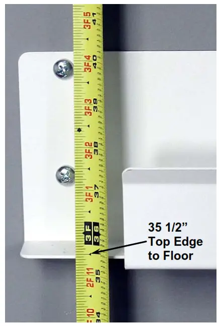 CARDINAL Detecto 7550 Fold up Stationary Wheelchair Scale - fig6