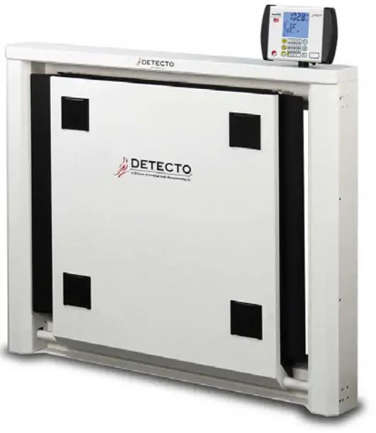 CARDINAL Detecto 7550 Fold up Stationary Wheelchair Scale