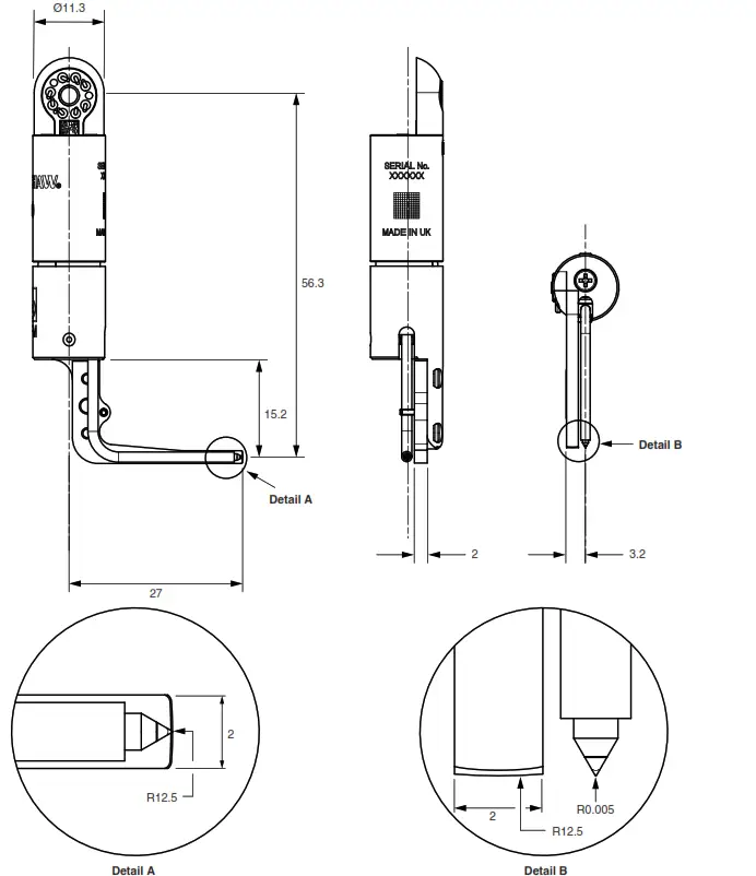 RENISHAW SFM-B3 Surface Finish Probe Module - fig