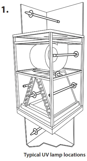 FRESH-AIRE UV Blue-Tube UV-X Advanced HVAC UV Light - STEP 2