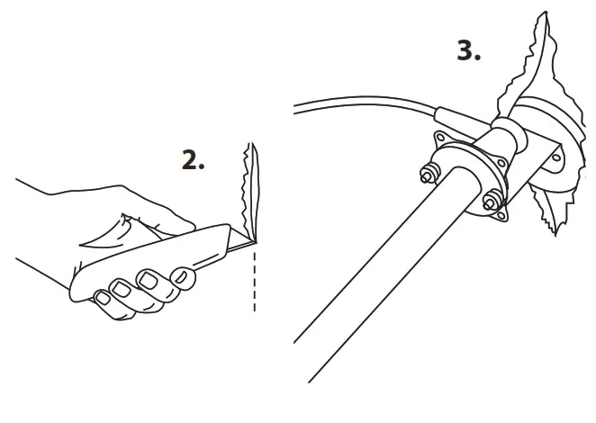 FRESH-AIRE UV Blue-Tube UV-X Advanced HVAC UV Light - STEP 2