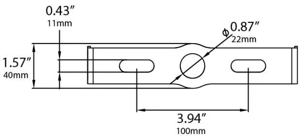 LEDone LED Knuckle Mount Flood Light Series - MEASUREMENTS 4