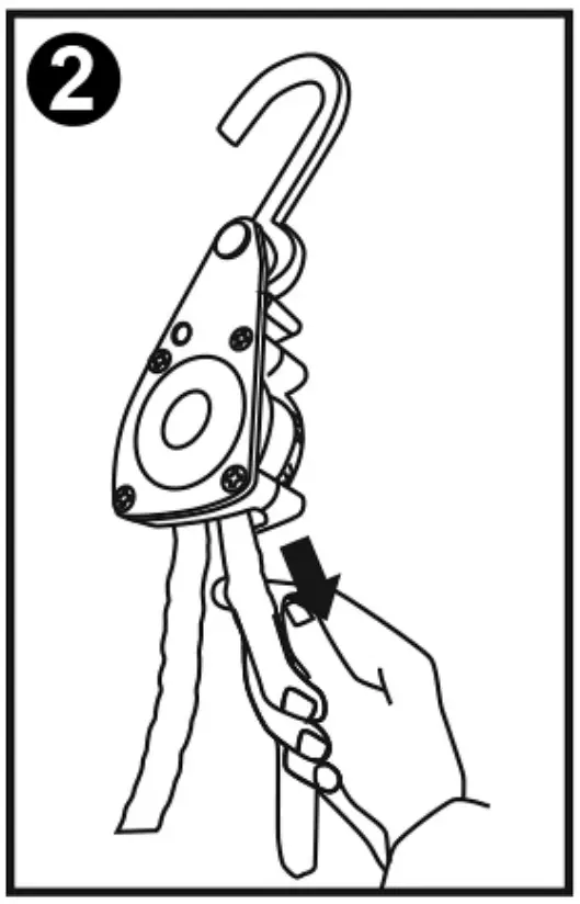 002677 Retaining Strap Use illustration