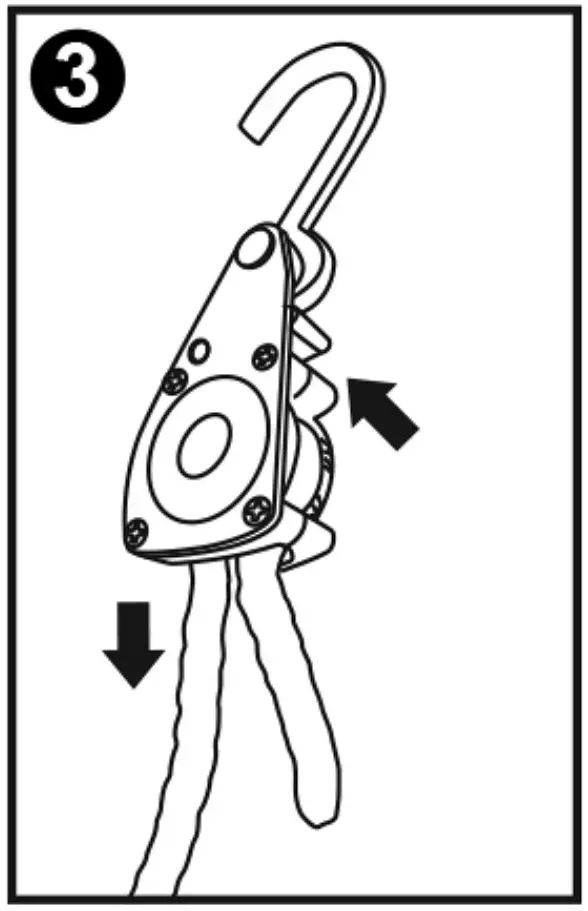 002677 Retaining Strap Use illustration