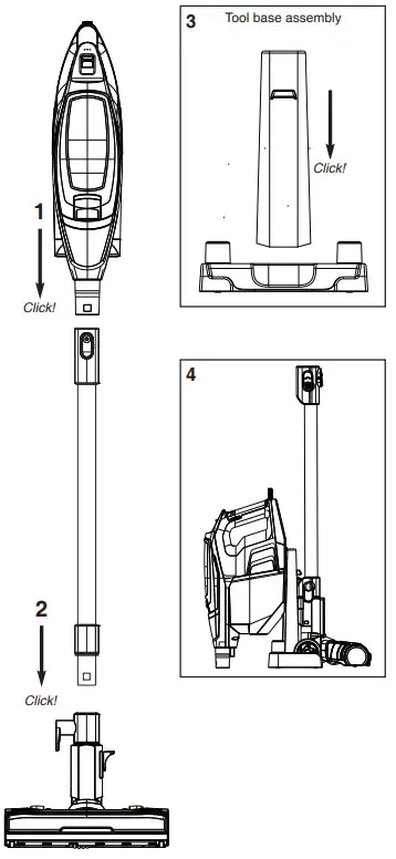 eureka NES510 Series Corded Stick Vacuum Cleaner - Figure 4