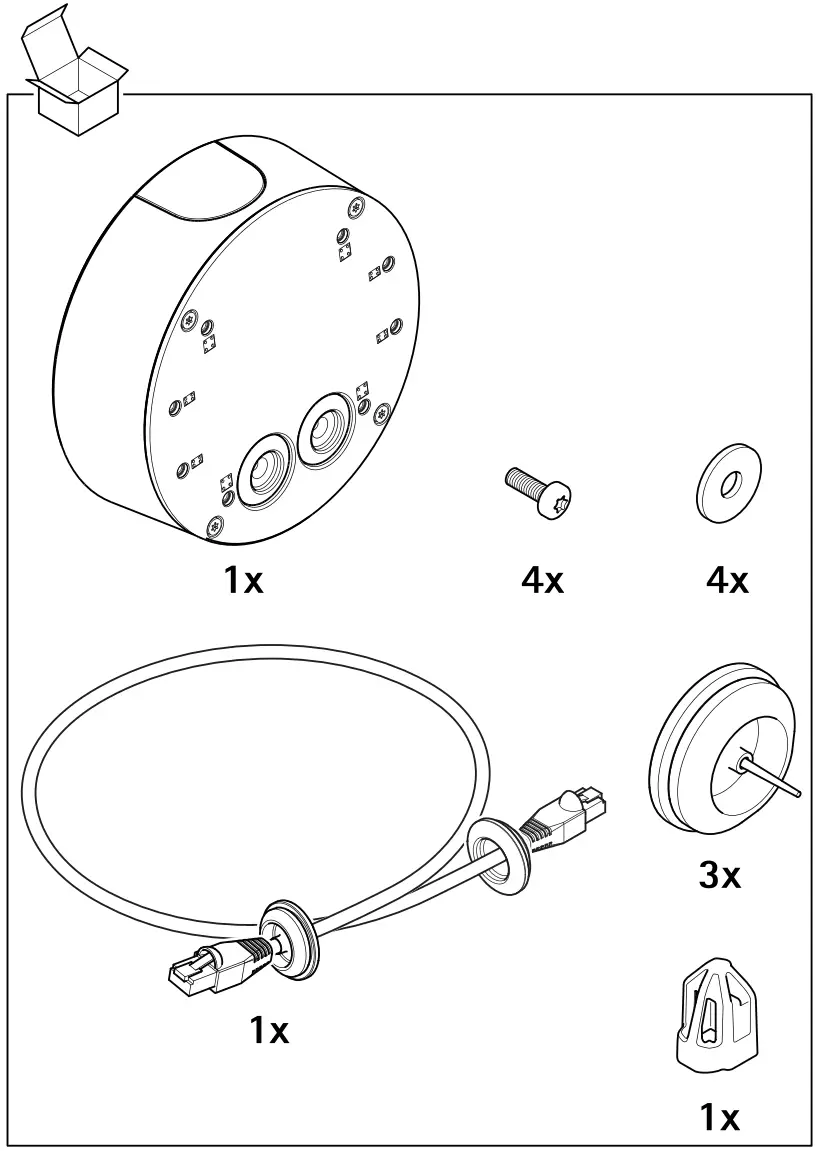 AXIS TQ1602-E Conduit Back Box - Fig 1