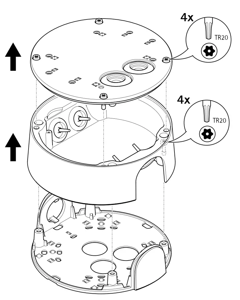 AXIS TQ1602-E Conduit Back Box - Fig 3