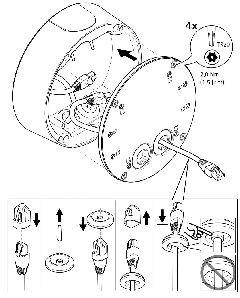 AXIS TQ1602-E Conduit Back Box - Fig 8