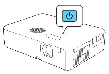 EPSON CO W01 EpiqVision Flex Portable Projector- power