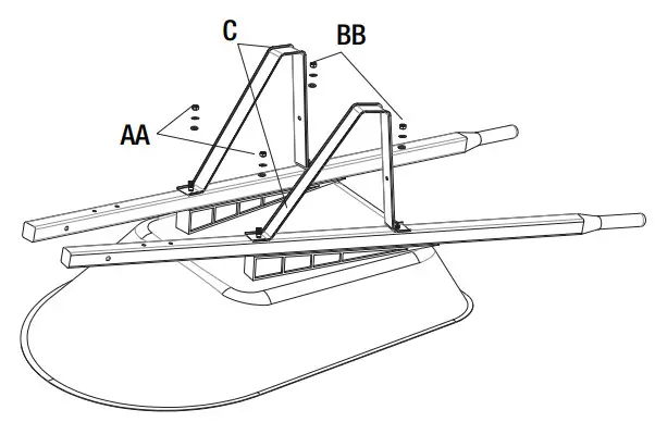 Anvil 4CU 4 Cu Ft Poly Tray Wheelbarrow - Fig 6
