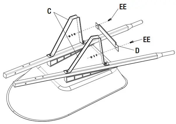 Anvil 4CU 4 Cu Ft Poly Tray Wheelbarrow - Fig 7