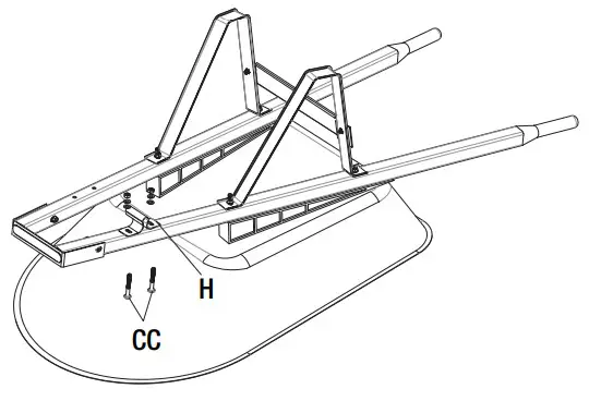 Anvil 4CU 4 Cu Ft Poly Tray Wheelbarrow - Fig 9
