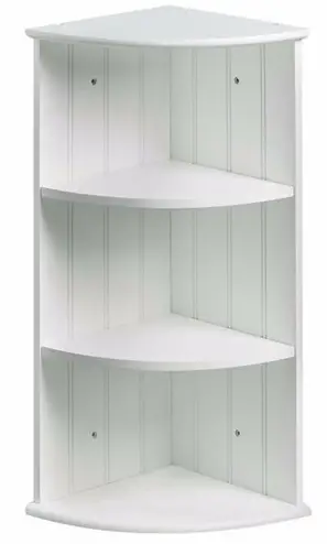 VonHaus 3009003 Colonial 3 Shelf Corner Unit