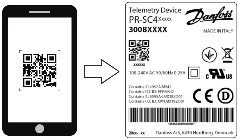 Danfoss PR SC4K Prosa Telemetry Solution - ProsaLink App 4