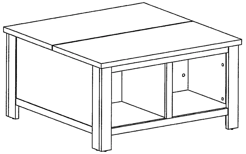 OTTO WESTMINSTER 62 Home Affaire Coffee Table -