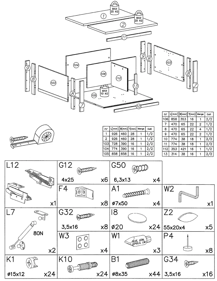 OTTO WESTMINSTER 62 Home Affaire Coffee Table -fig2