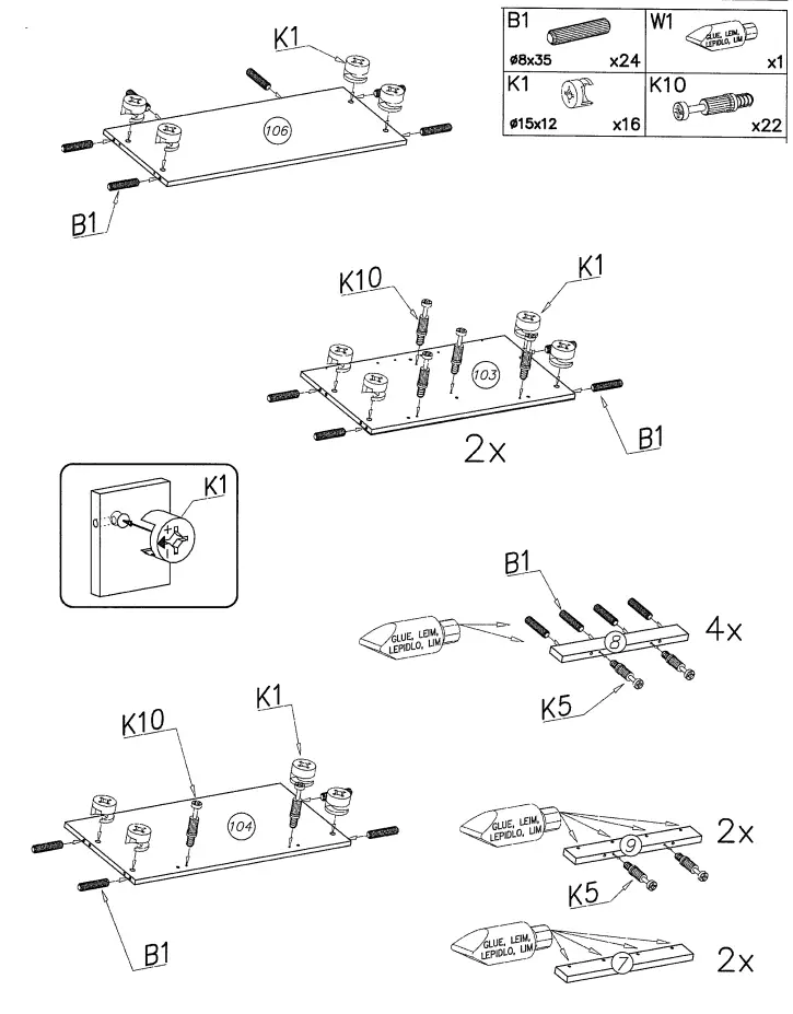 OTTO WESTMINSTER 62 Home Affaire Coffee Table -fig3
