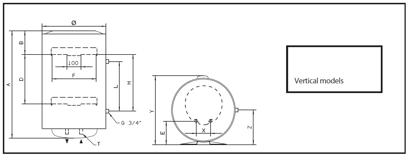 ARISTON BLU1 R ABS 80 V Electric Water Heaters fig 19