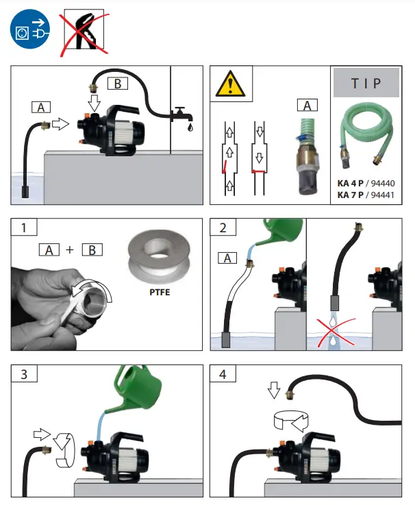 WOLPERTECH WT GP 600 K Garden Water Pump - Fig 2