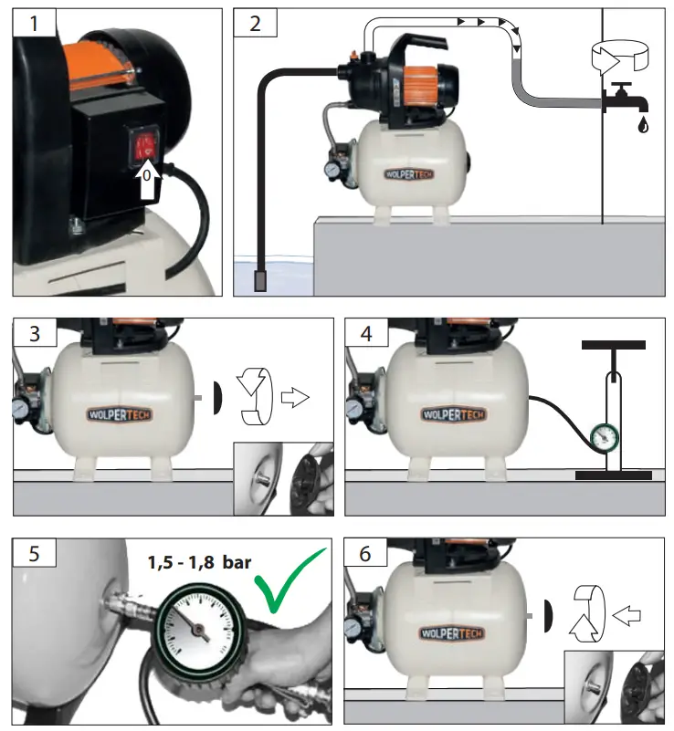 WOLPERTECH WT GP 600 K Garden Water Pump - Fig 8