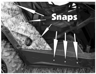 FALCON RIDGE CA-COMMANDER-FC04 Can Am Commander Full Cab with Vent Windshield-fig4
