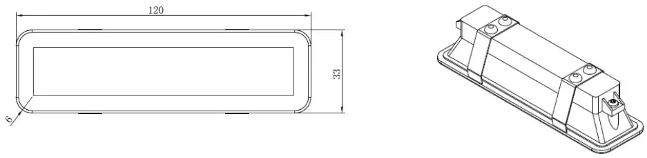 oceanic 180B8 Recycling box hood - Control keys