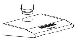 oceanic 180B8 Recycling box hood - INSTALLATION 6