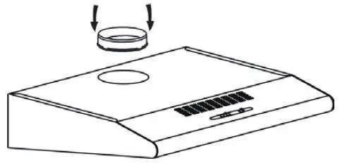 oceanic 180B8 Recycling box hood - INSTALLATION 8