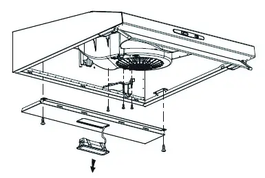 oceanic 180B8 Recycling box hood - Maintenance and cleaning 4