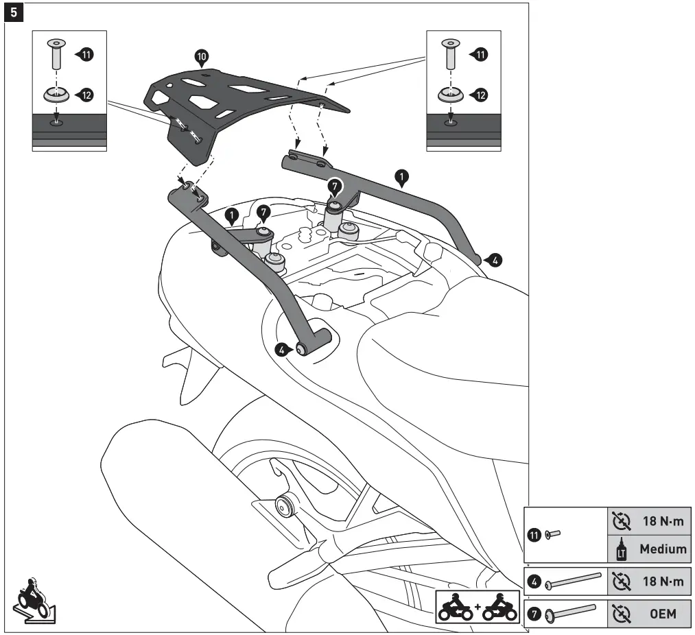 GPT.05.987.30000 Rackpack Set Mounting