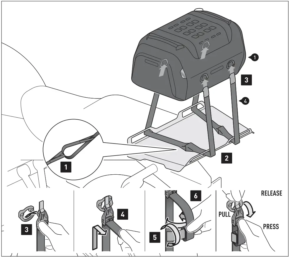 GPT.05.987.30000 Rackpack Set Fastening