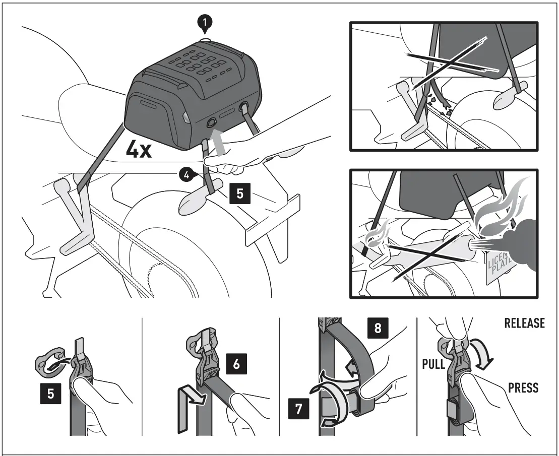 GPT.05.987.30000 Rackpack Set Fastening
