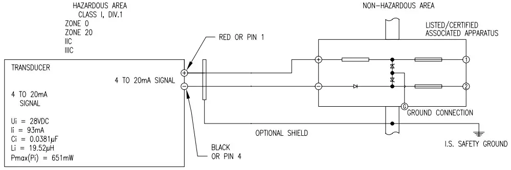 Mercoid Bulletin L 23 Series PBLTX Submersible Level Transducer - Figure 3