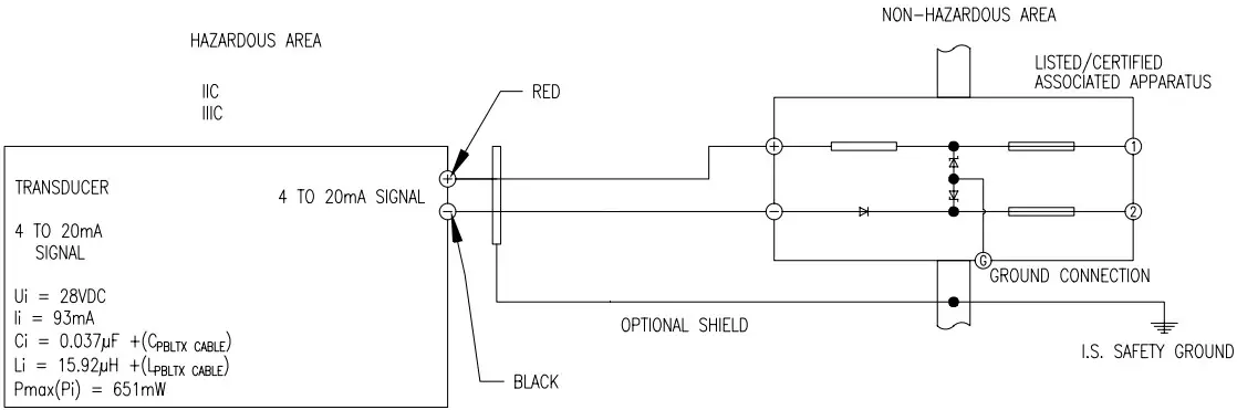 Mercoid Bulletin L 23 Series PBLTX Submersible Level Transducer - Figure 4