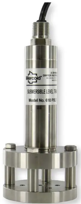 Mercoid Bulletin L 23 Series PBLTX Submersible Level Transducer