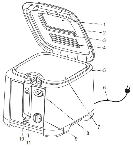 BRAYER BR2832WH Deep Fat Fryer - DEEP FAT FRYER