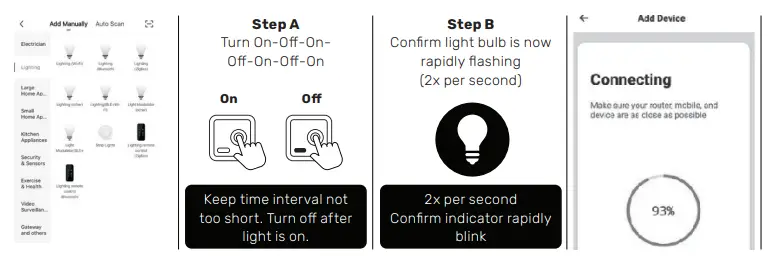 HOFTRONIC-RGBWW-Finn-Smart-Recessed-Downlight-Instruction-FIG-2