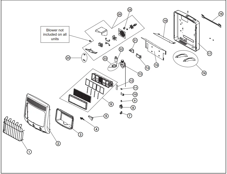 Mr. Heater MHVFBF20LPBT 20K Vent Free Blue Flame Propane Heate-23