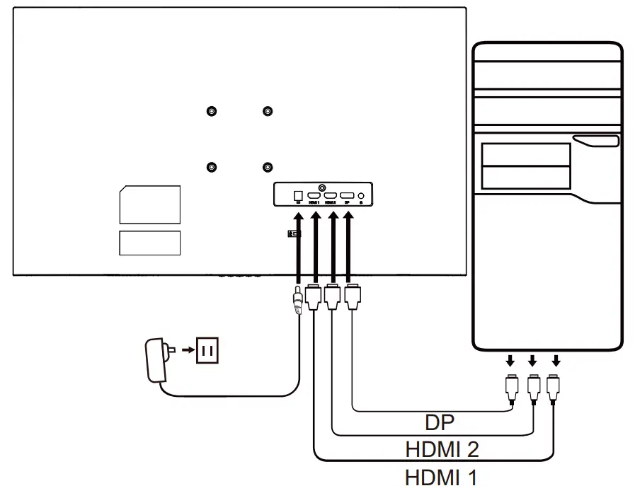 AOPEN 27XC1R XC1 Series LCD fig 1