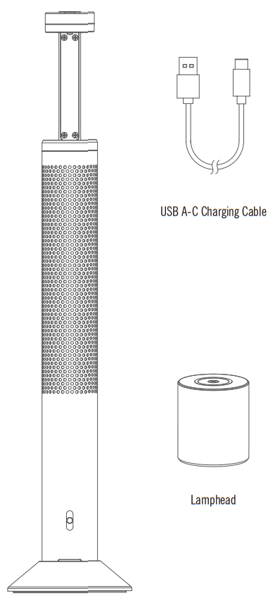 OLIGHT Nightour 60 Lumens Rechargeable LED Table Lamp - Fig