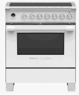 FISHER PAYKEL OR30SCI6W1 Induction Range, 30 Inches 4 Zones, Self cleaning