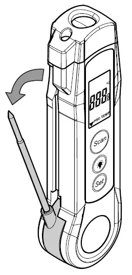 TROTEC-BP2F-Infrared-Food-Thermometer-fig-6