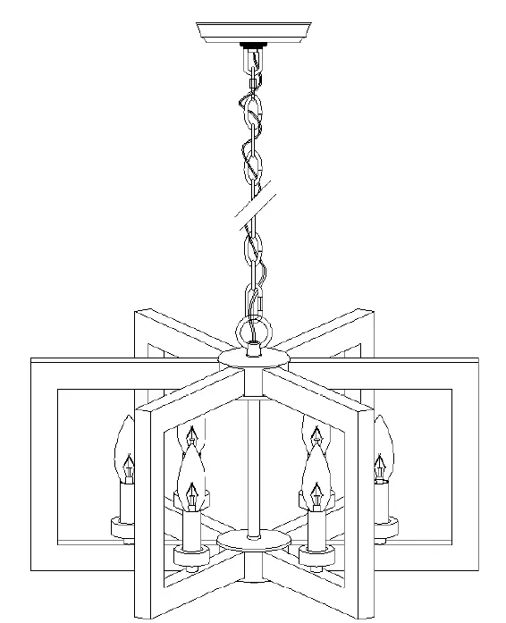 Uolfin-2740921-6-Light-Distressed-Gray-Wood-and-Brushed-Black-1