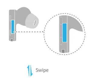 HUAWEI 6020873 Freebuds Pro - Adjusting volume