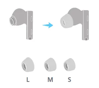 HUAWEI 6020873 Freebuds Pro - Changing the ear tips